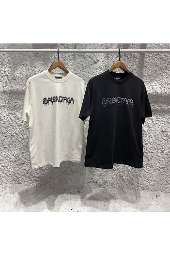 Белая оверсайз футболка Balenciaga   