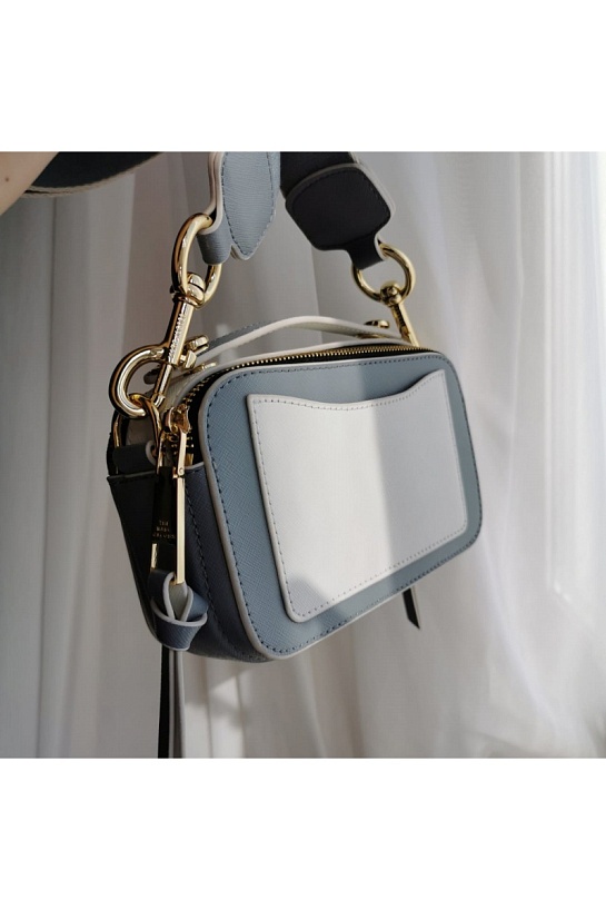 Кожаная сумка Marc Jacobs 19x11 см - Blue