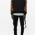 Мужское чёрное худи Amiri Bones logo-print
