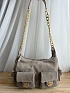 Замшевая сумка Chanel 31x20 см