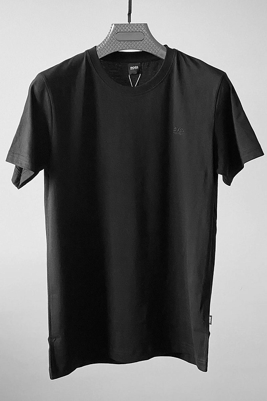 Мужская чёрная футболка Hugo Boss
