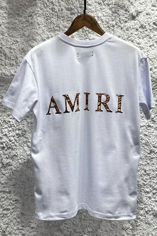 Белая мужская футболка Amiri Chinese New Year logo