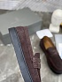 Замшевые лоферы Brunello Cucinelli коричневого цвета