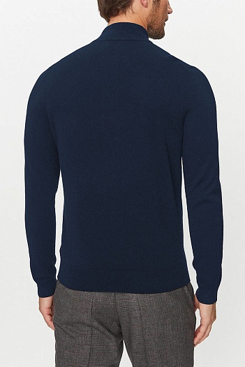 Мужской джемпер Hugo Boss quarter zip - Navy   