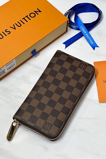 Кожаное портмоне Louis Vuitton Damier Premium 19.5x10.5x2.5 см   