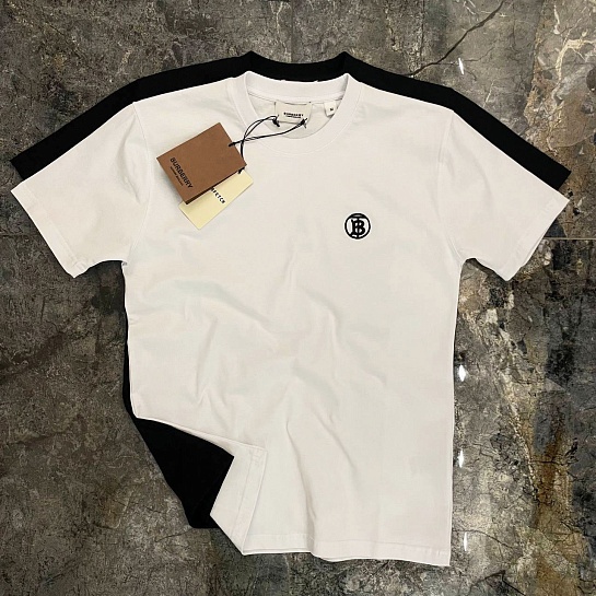 Футболка чёрного цвета Burberry Parker TB circle logo