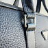 Мужская кожаная сумка Prada 38x28 см - Black