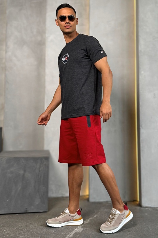 Серая мужская футболка Tommy Hilfiger New York City