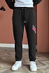 Спортивные штаны Moncler striped logo - Black