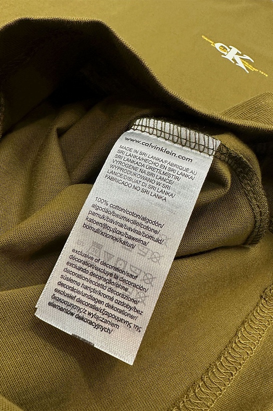 Мужская зелёная футболка Calvin Klein Urban Graphic