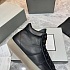 Кожаные кроссовки с мехом Tom Ford high-top - Black