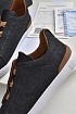 Чёрные кроссовки Ermenegildo Zegna Triple Stitch Wool