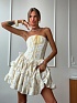 Женское платье Jacquemus бежевого цвета