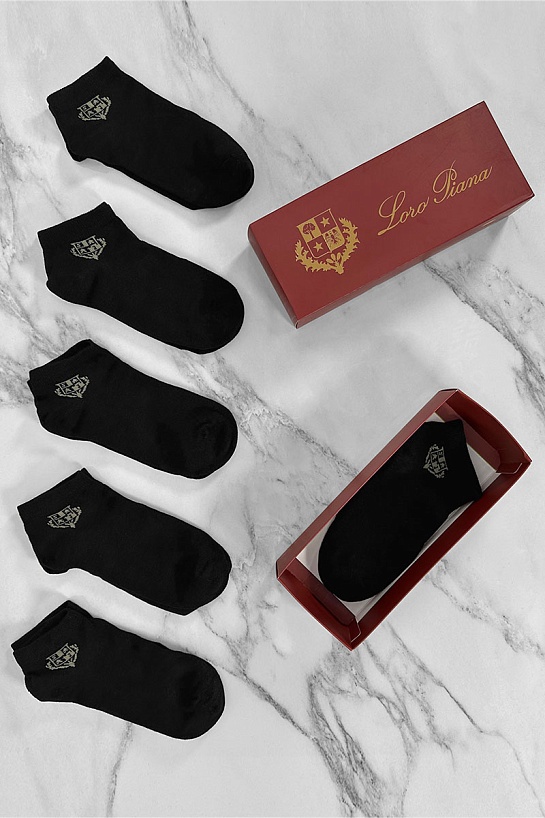 Комплект носков Loro Piana beige logo