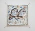 Платок Hermes Harnais de Coeur premium 87x88 см
