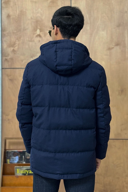 Мужской пуховик Brunello Cucinelli Premium - Navy