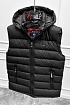 Чёрный жилет Tommy Hilfiger embroidered-logo