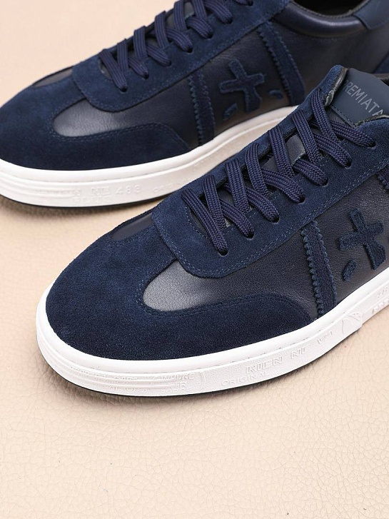 Комбинированные кроссовки Premiata Bonnie - Navy