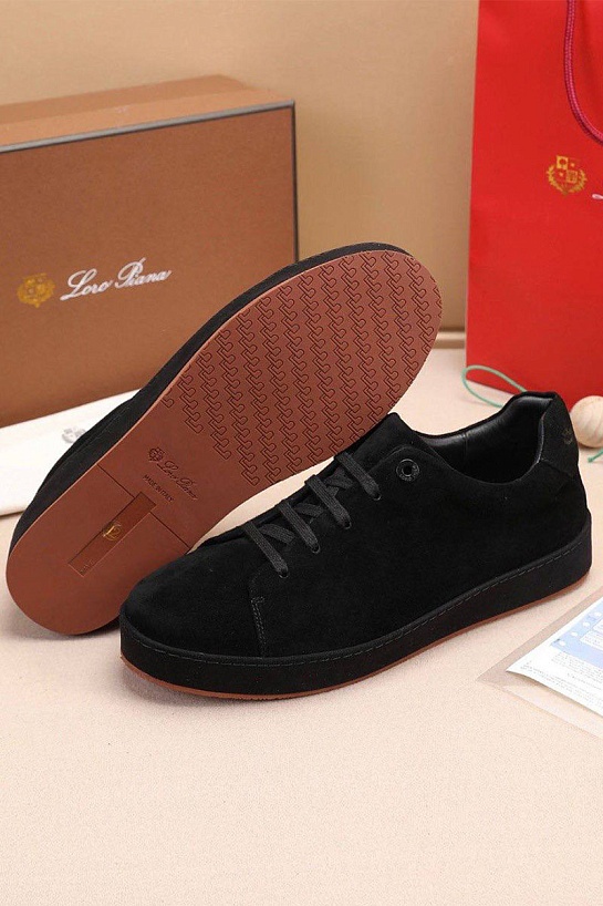Мужские замшевые кроссовки Loro Piana