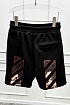 Мужские чёрные шорты Off-White Caravaggio Print