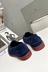 Замшевые лоферы Brunello Cucinelli unlined - Navy