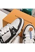 Женские кожаные кроссовки Louis Vuitton Trainer Monogram - White / Black