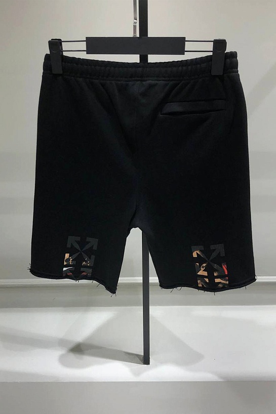 Шорты чёрного цвета Off-White Caravaggio Arrows