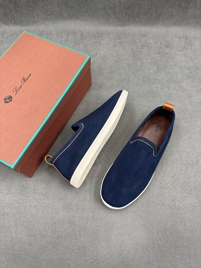 Мужские лоферы Loro Piana Venice Walk - Navy   