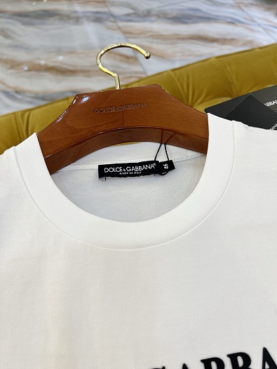 Мужская футболка Dolce & Gabbana Premium - White   