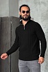 Мужской свитер чёрного цвета Kiton