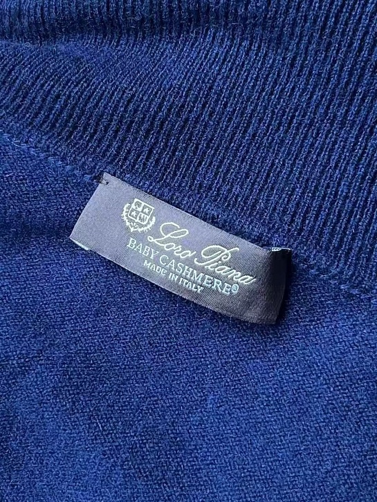 Мужская водолазка Loro Piana Premium - Dark Blue