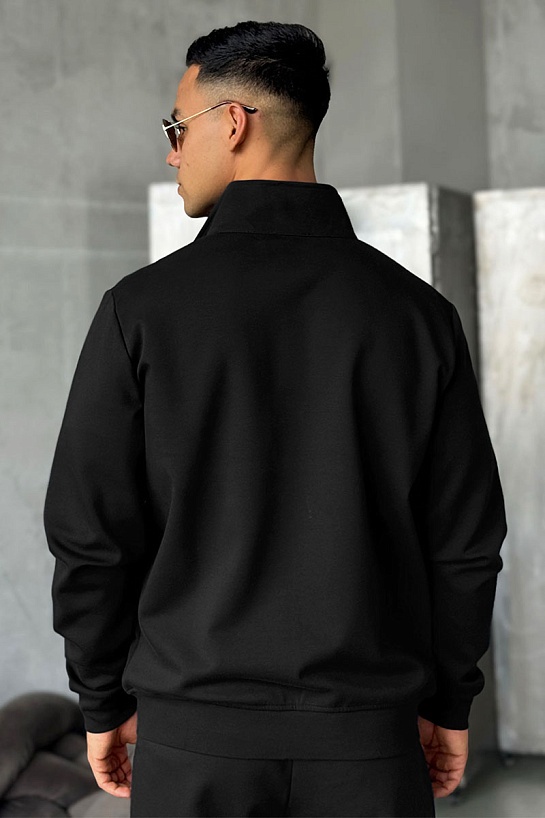 Чёрная кофта на молнии Роlо Ralрh Lаurеn "Bear"