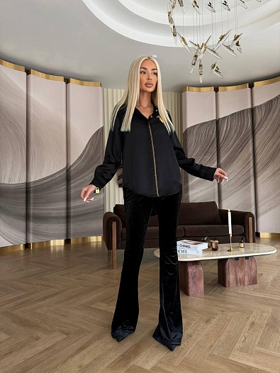 Женская рубашка Schiaparelli Premium - Black   