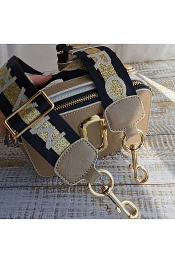 Кожаная сумка Marc Jacobs 25x16 см - Beige   