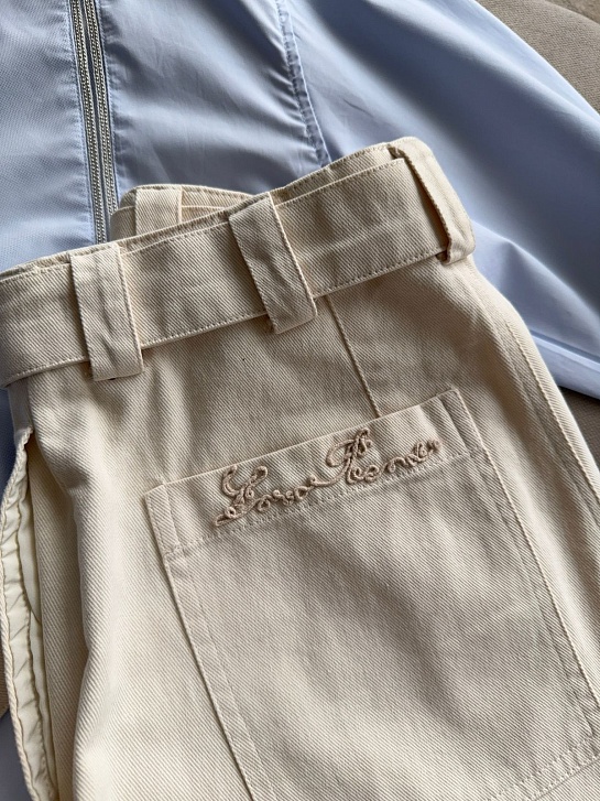 Женские бежевые шорты Loro Piana