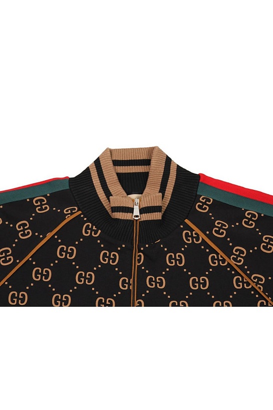 Чёрный спортивный костюм Gucci GG monogram