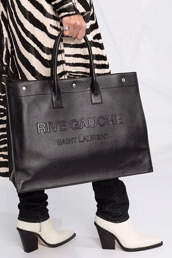Кожаная сумка Yves Saint Laurent Rive Gauche 19x11 см   