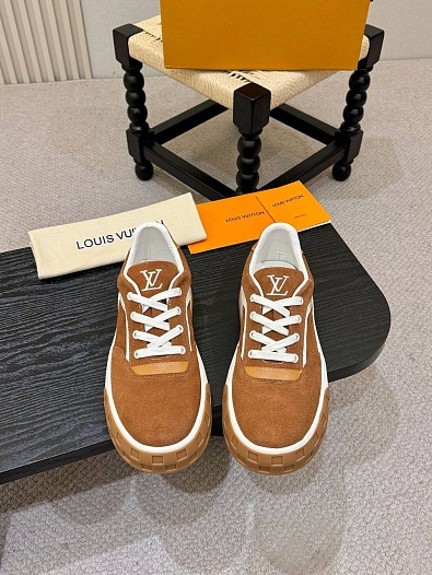 Мужские кроссовки Louis Vuitton Tilted - Brown   