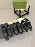 Кожаные кроссовки Gucci GG Screener - Black