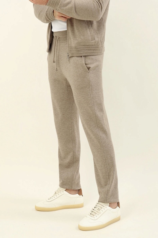 Бежевые спортивные штаны Loro Piana premium