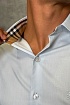 Мужская рубашка Burberry logo-embroidered - Blue