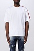 Белая оверсайз футболка Dsquared2