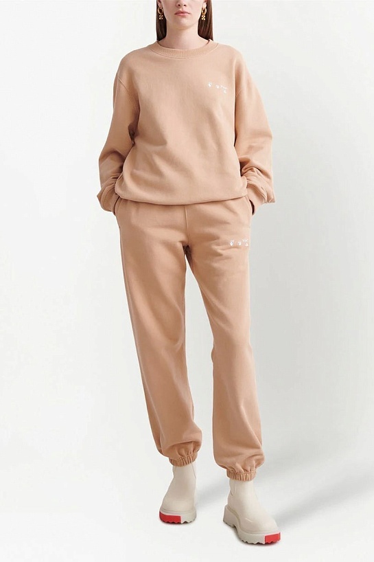 Женская кофта Off-White бежевого цвета