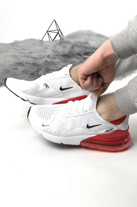 Кроссовки Nike Air Max 270 - White / Red