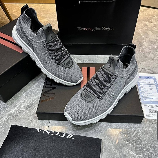 Мужские текстильные кроссовки Ermenegildo Zegna