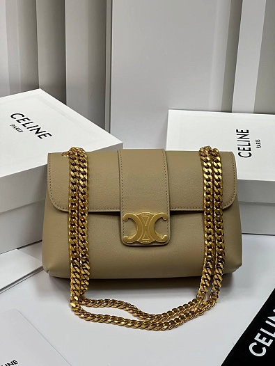 Женская сумка Celine Victorire Medium Premium 21x12x7 см - Brown   