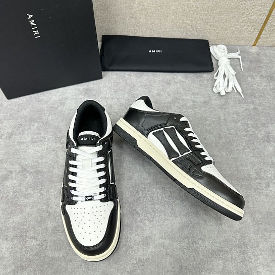 Кожаные кроссовки Amiri Skel Top Low