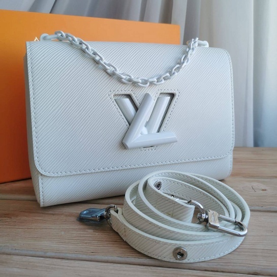 Сумка Louis Vuitton Twist MM 23x17x9.5 см - White