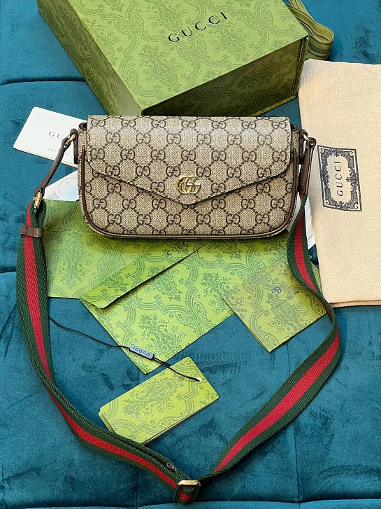 Сумка Gucci GG Ophidia pochette premium 22x13x4 см