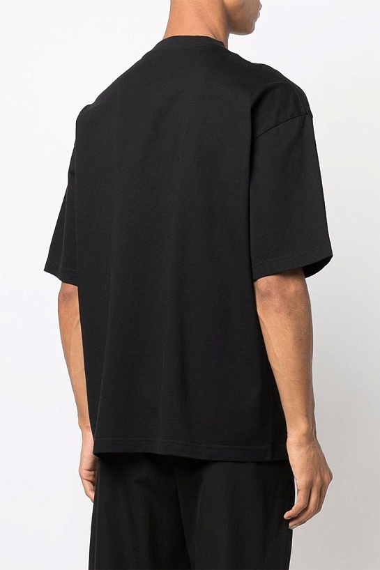 Чёрная оверсайз футболка Balenciaga